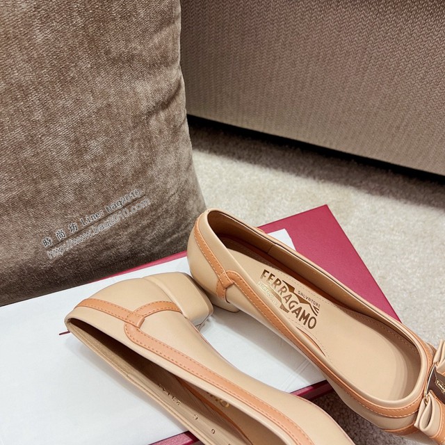 Ferragamo專櫃款女鞋 菲拉格慕高品質新版蝴蝶結VARA單鞋 dx3611